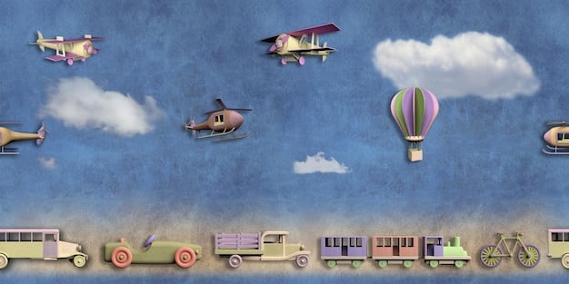 A collage of images showcasing different modes of transportation (airplane, train, car) against a backdrop of famous landmarks from various countries. This illustrates the flexibility of travel enabled by airline miles and open jaw tickets.