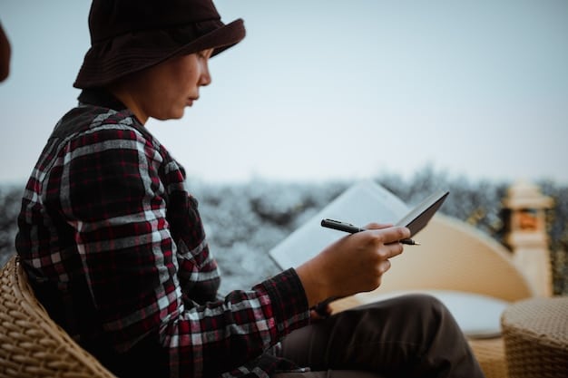A user navigates the Culture Trip app on their tablet, showcasing an article featuring a local artisan and their craft. The backdrop shows a traditional workshop, emphasizing the app's focus on cultural immersion.