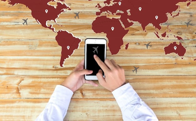 A world map with pins highlighting popular destinations, combined with a smartphone screen displaying Secret Flying's website interface, emphasizing the global reach of the travel deals.