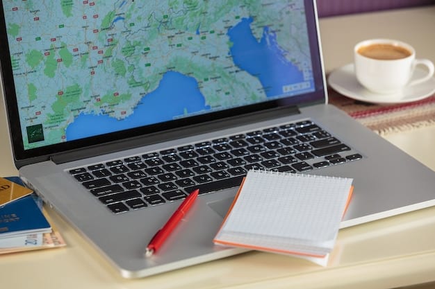 A world map on a laptop screen with pins marking popular travel destinations. Accompanying the map are graphs and charts illustrating flight price trends and fluctuations, showcasing how price drop alerts help in planning travel.