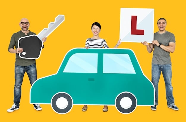 A split-screen image showing different rental car company logos, emphasizing the importance of comparing options to find discounts.