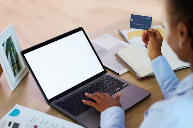 A person looking at a laptop screen filled with airline loyalty program interfaces and credit card offers, suggesting strategic planning.