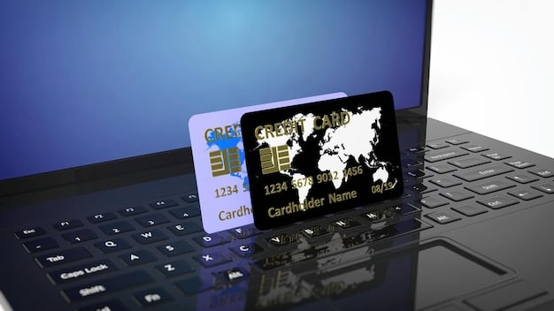 Digital display showing various credit card logos alongside airline logos, highlighting how strategic credit card spending can significantly boost airline miles accumulation for international travel from the US. The display should have a clean, modern aesthetic with the text 