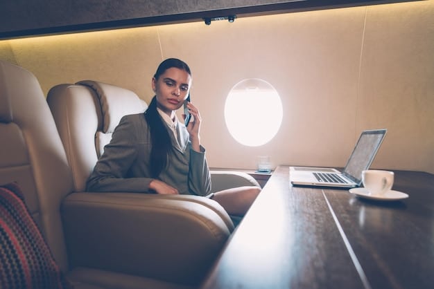 A close-up shot of a comfortable lie-flat seat in a business class cabin, emphasizing the luxury and enhanced travel experience that can be achieved through strategic airline miles redemptions.