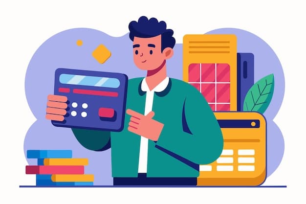 A person holding several credit cards, strategically arranging them on a table with a calculator and a spreadsheet in the background, illustrating financial planning for rewards.