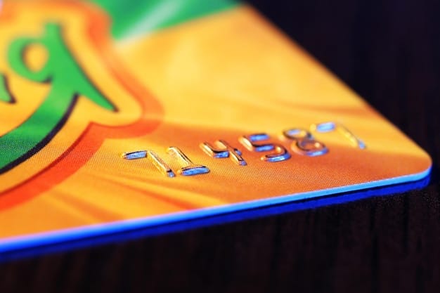 A close-up of a credit card with points accumulating on a digital display, illustrating how loyalty programs accumulate points that can be redeemed for exclusive discounts and free upgrades. The card should have a subtle branding to avoid promoting specific brands. Focus on the visual representation of reward accumulation