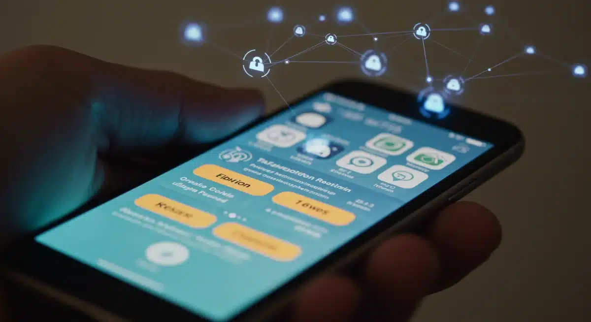 Smartphone displaying AI-powered travel recommendations and data integration.