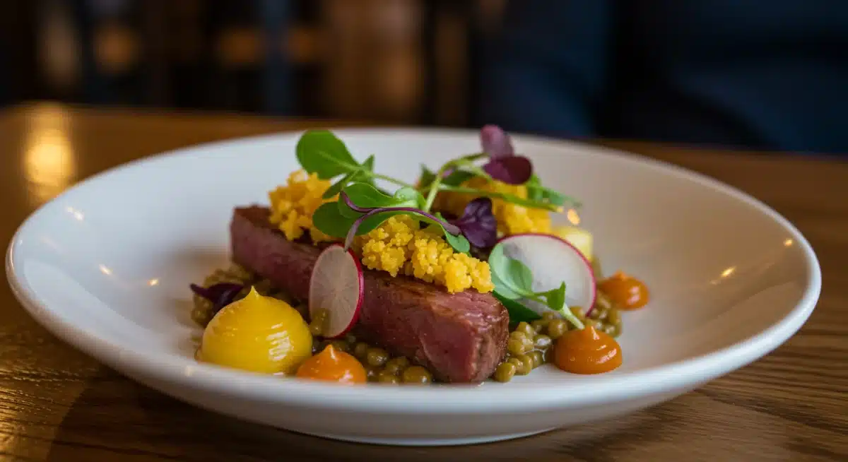 Local cuisine from a hidden gem restaurant in a US city.